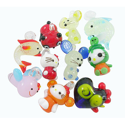 Handmade Lampwork Pendants M001J-1