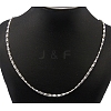304 Stainless Steel Necklaces Mens Lumachina Chain Necklaces NJEW-483L-9-3