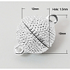 Alloy Magnetic Clasps with Loops PALLOY-Q227-S-1