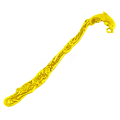 Zinc Alloy Bookmarks PALLOY-R341-G-LF-1
