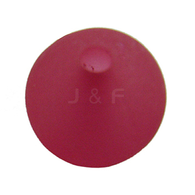 Round Transparent Acrylic Beads PL582-3-1