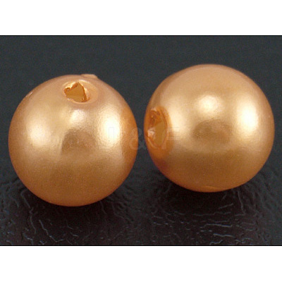 Imitation Pearl Acrylic Beads PL609-9-1