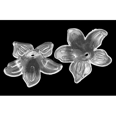 Transparent Acrylic Beads PL674Y-1