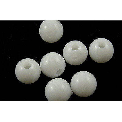Opaque Acrylic Beads PL682-3-1