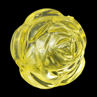 Transparent Acrylic Beads PL713Y-6-1