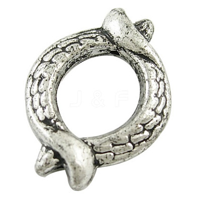 CCB Plastic Fish Bead Frames PLS035Y-1