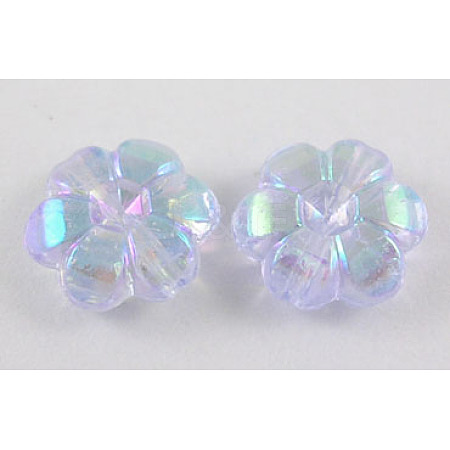 Transparent Acrylic Beads PL538-13-1