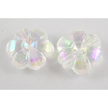 Transparent Acrylic Beads PL538-22-1
