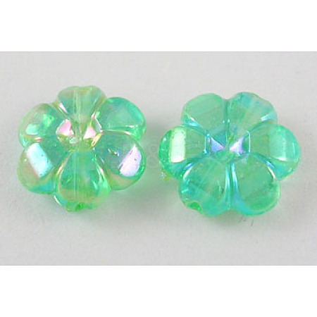 Transparent Acrylic Beads PL538-37-1