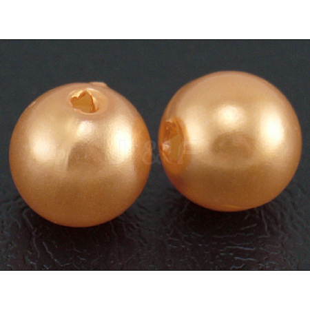 Imitation Pearl Acrylic Beads PL607-9-1