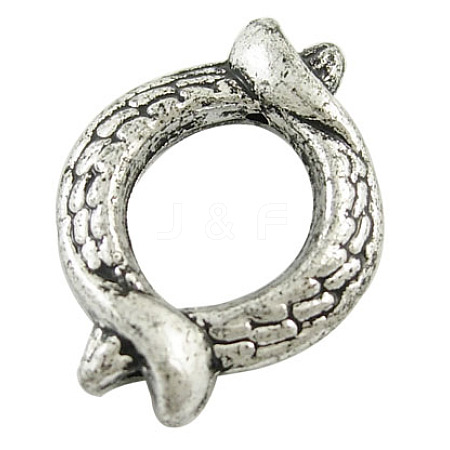 CCB Plastic Fish Bead Frames PLS035Y-1