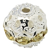 Brass Rhinestone Beads RB-A011-10mm-13S-1