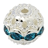 Brass Rhinestone Beads RB-A011-8mm-06S-1