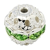 Brass Rhinestone Beads RB-A011-8mm-07S-1