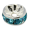 Brass Rhinestone Spacer Beads RB-A014-Z10mm-03S-1
