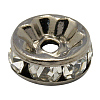 Brass Rhinestone Spacer Beads RB-A014-Z7mm-01B-1