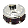Brass Grade A Rhinestone Spacer Beads RB-A014-Z7mm-11S-1