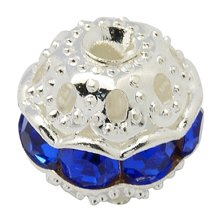 Brass Rhinestone Beads RB-A011-10mm-05S-1