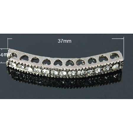 Zinc Alloy Rhinestone Beads RB-H147-N-1