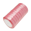 Breast Cancer Pink Awareness Ribbon Making Materials Single Face Satin Ribbon RC12mmY082-1