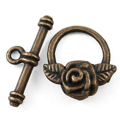 Tibetan Style Toggle Clasps RLF0026Y-NF-1