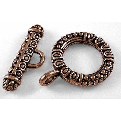 Tibetan Style Toggle Clasps RLF0211Y-NF-1