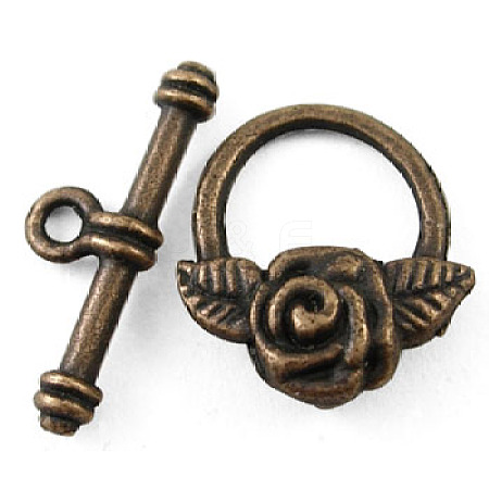 Tibetan Style Toggle Clasps RLF0026Y-NF-1