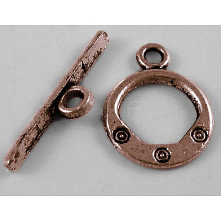 Tibetan Style Toggle Clasps RLF1309Y-NF-1