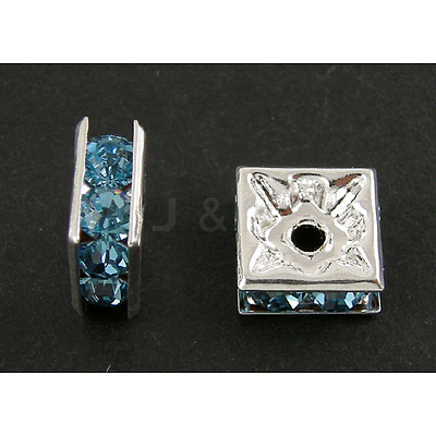 Rhinestone Spacer Beads RSB074NF-13S-1