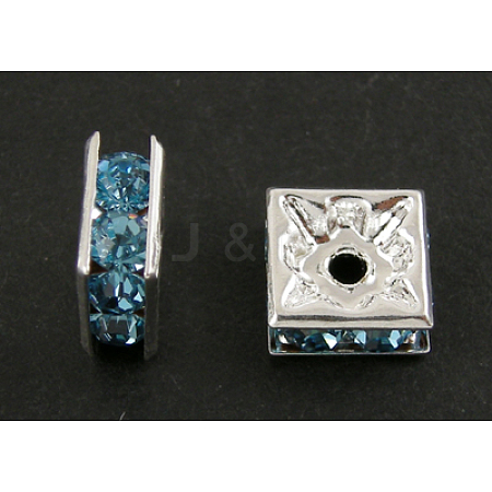 Rhinestone Spacer Beads RSB074NF-13S-1