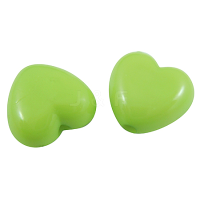 Opaque Acrylic Beads SACR-10X11-6-1