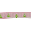 Printed Grosgrain Ribbon Christmas Tree Ribbon SRIB-H006-123-1