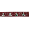 Printed Grosgrain Ribbon Christmas Tree Ribbon SRIB-H008-789-1