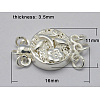 925 Sterling Silver Box Clasps STER-A030-28-1