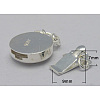 925 Sterling Silver Box Clasps STER-A030-28-2