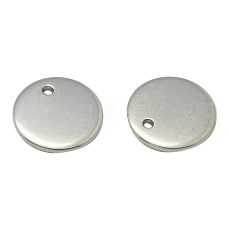 201 Stainless Steel Stamping Blank Tag Pendants STAS-Q025-1-1
