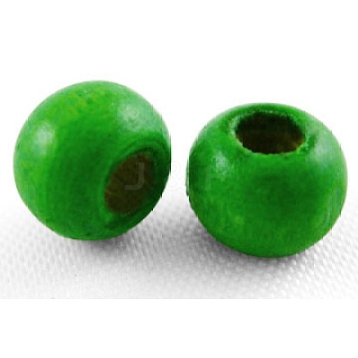 Dyed Natural Wood Beads TB092Y-6-1
