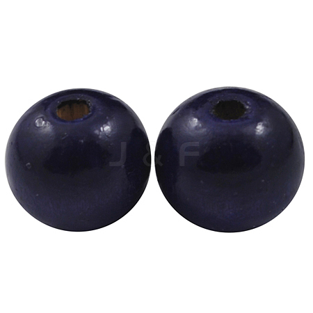 Natural Maple Wood Beads TB12mmY-6-1