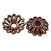 Tibetan Style Fancy Bead Caps TIBE-LF1413YKG-R-FF-1