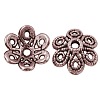 Tibetan Style Alloy Fancy Bead Caps TIBEB-LF10883YKG-R-LF-1