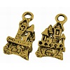 Tibetan Style Alloy Pendants TIBEP-0815-G-LF-1