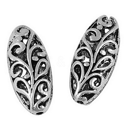 Tibetan Style Filigree Beads TIBEB-A12156-LF-3-1
