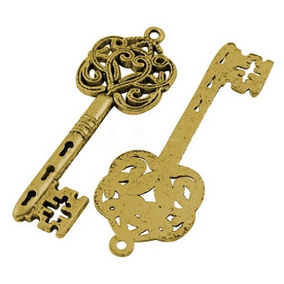 Tibetan Style Pendants TIBEB-LF9750YKG-AG-LF-1
