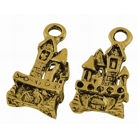 Tibetan Style Alloy Pendants TIBEP-0815-G-LF-1