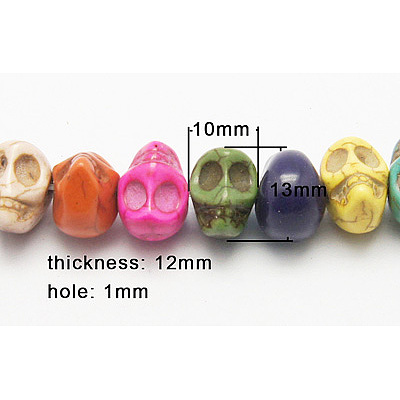 Synthetic Turquoise Beads Strands TURQ-B001-8-1
