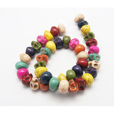 Synthetic Turquoise Beads Strands TURQ-B001-8-1