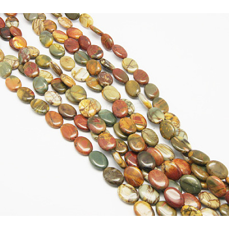 Natural Picasso Stone/Picasso Jasper Beads Strands TURQ-H035-18-1