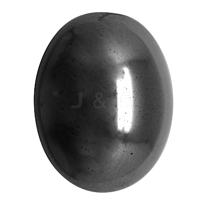 Non-Magnetic Synthetic Hematite Cabochons Z28WE025-1