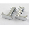 Alloy Initial Slide Beads ZP1L-NLF-1