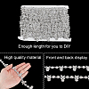 1 Yard Brass Rhinestone Cup Chains CHC-PH0001-25-3